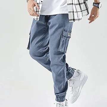 XYXIONGMAO Hip Hop Cargo Joggers Pants for Men