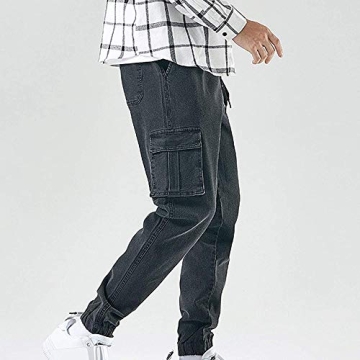 XYXIONGMAO Hip Hop Cargo Joggers Pants for Men