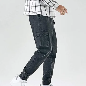 XYXIONGMAO Hip Hop Cargo Joggers Pants for Men