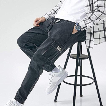 XYXIONGMAO Hip Hop Cargo Joggers Pants for Men