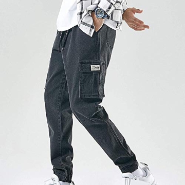 XYXIONGMAO Hip Hop Cargo Joggers Pants for Men
