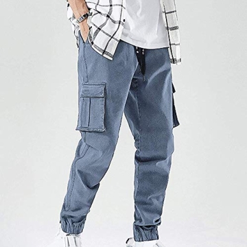 XYXIONGMAO Hip Hop Cargo Joggers Pants for Men