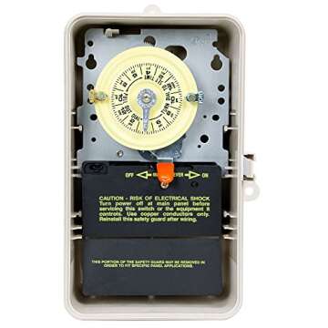 Intermatic T104P3 Mechanical Time Switch - Reliable, Durable, and Precise Control for Pools