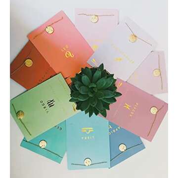 Lucky Feather Scorpio Zodiac Sign Constellation Pendant Necklace for Women, 14K Gold-Dipped with Adjustable 16” – 18” Chain