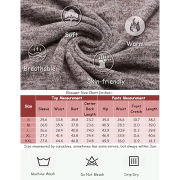 Ekouaer Women’s Pajama Set - Soft Stylish Lounge Set