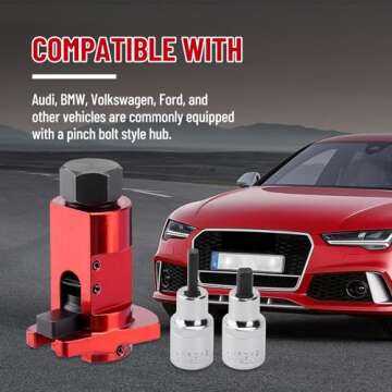 SPARKWHIZ Strut Spreader Tool, Suspension Strut Knuckle Spreader 5.0 – 10.5 mm + Suspension Strut Spreader Socket Tool