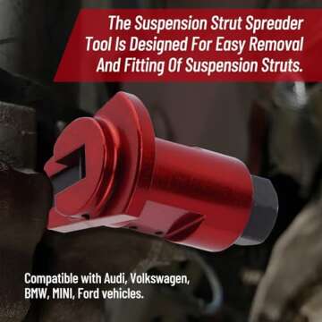 SPARKWHIZ Strut Spreader Tool, Suspension Strut Knuckle Spreader 5.0 – 10.5 mm + Suspension Strut Spreader Socket Tool