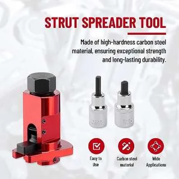 SPARKWHIZ Strut Spreader Tool, Suspension Strut Knuckle Spreader 5.0 – 10.5 mm + Suspension Strut Spreader Socket Tool