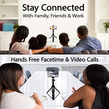 Fugetek 42" Selfie Stick Tripod Bluetooth Remote iPhone Android