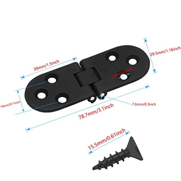 Piutouyar Heavy Duty Butler Tray Hinges for DIY Projects