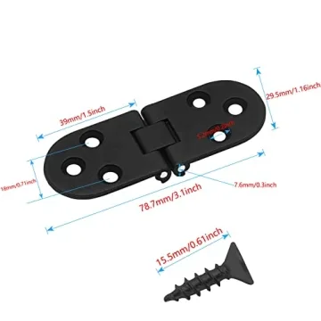 Piutouyar Heavy Duty Butler Tray Hinges for DIY Projects