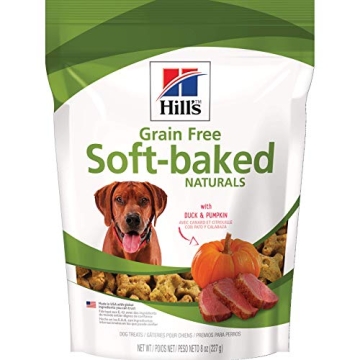 Hill's Grain Free Soft Baked Naturals, All Life Stages, Great Taste, Dog Treats, Duck & Pumpkin , 8 ...