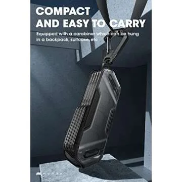 Mumba 12 Switch Game Card Case Holder for Nintendo Switch Game Cards, Portable and Exquisite Protective Hard Shell with 4 Layer Rotatable Holder for Nintendo Switch or OLED or Lite Games (Black)