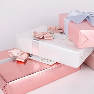Elegant Rose Gold Wrapping Paper Roll for Any Occasion