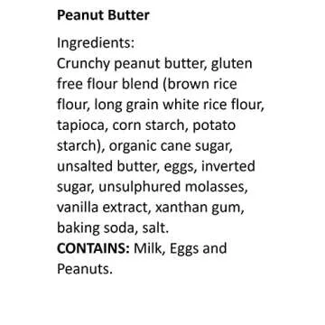 WOW Baking Company Gluten-Free Cookies, Peanut Butter, 8 Ounce (Pack of 6)