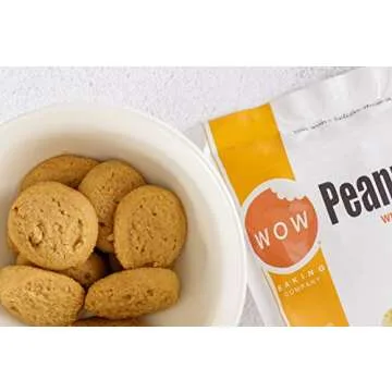WOW Baking Company Gluten-Free Cookies, Peanut Butter, 8 Ounce (Pack of 6)