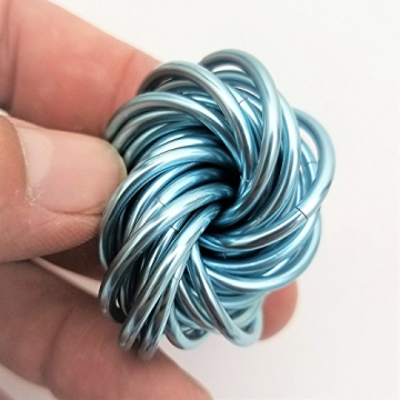 Möbii Fidget Ball (Solid Color): Quiet Mobius ADHD Anxiety Stim Stress Relief Toy Tool for Home Tra...