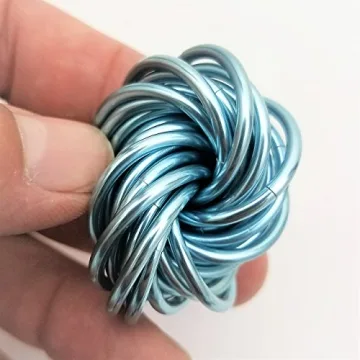 Möbii Fidget Ball (Solid Color): Quiet Mobius ADHD Anxiety Stim Stress Relief Toy Tool for Home Tra...