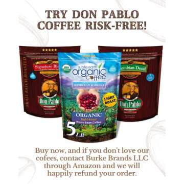 Subtle Earth Organic Coffee Light Roast - 5lb Whole Beans