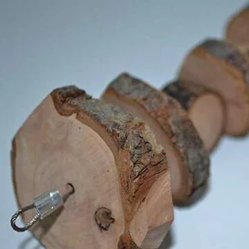 Natural Organic Apple Wood Chew Toys, 2 Pack Small Animal Snacks Toys Suitable for Bunny, Chinchilla, Guinea Pigs, Hamsters Teeth Grinding