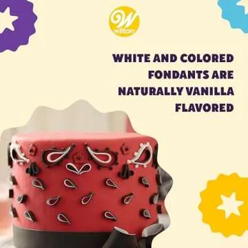 Wilton Red Fondant Ready to Use Easy to Roll for Cakes