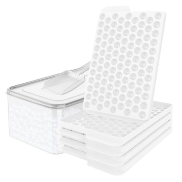 WIBIMEN Mini Ice Cube Trays for Perfect Nugget Ice