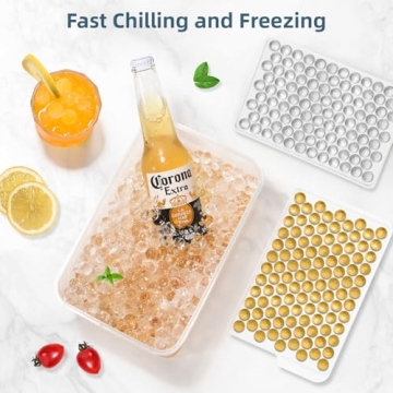 WIBIMEN Mini Ice Cube Trays for Perfect Nugget Ice