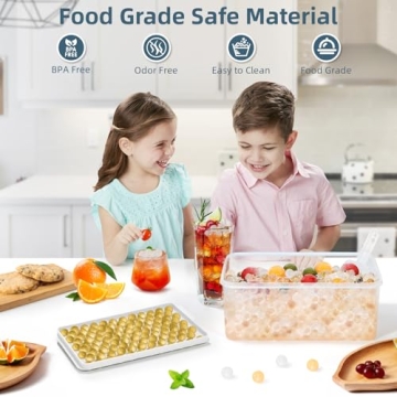 WIBIMEN Mini Ice Cube Trays for Perfect Nugget Ice