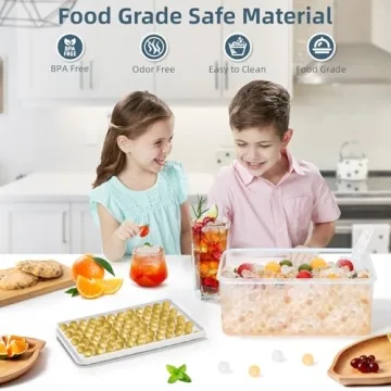 WIBIMEN Mini Ice Cube Trays for Perfect Nugget Ice