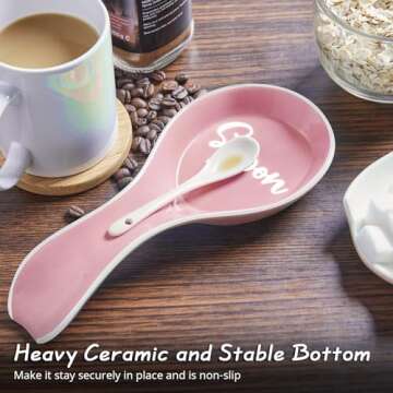 Ceramic Spoon Rest - DAYYET Stylish Kitchen Accessory