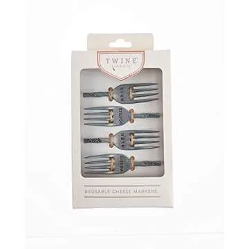 Elegant Chateau Reusable Cheese Markers for Entertaining