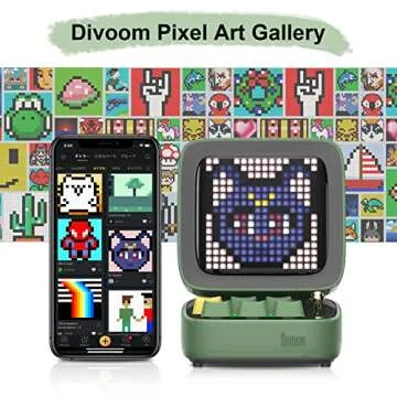 Divoom Ditoo Retro Pixel Art Bluetooth Speaker - Creative Fun