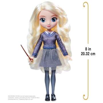 Wizarding World Harry Potter, 8-inch Luna Lovegood Doll, Kids Toys for Ages 5 and up