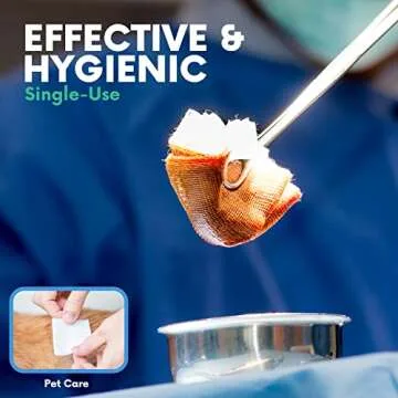 HEALQU Gauze Pads - Bag of 200 4x4 Gauze Pads - 4-Ply, Non-Woven Surgical Sponges - Super Absorbent Medical Gauze Sponges for Wound Dressing, Debridement, Cleaning, Prepping