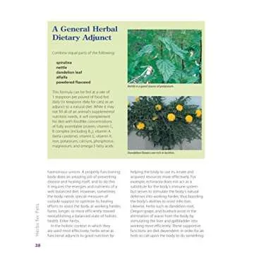 Herbs for Pets: The Natural Way to Enhance Your Pet's Life (CompanionHouse Books) A-Z Guide to Medicinal Plants, Holistic Recipes, and Nutritional Supplements for Dogs, Cats, Horses, Birds, and More
