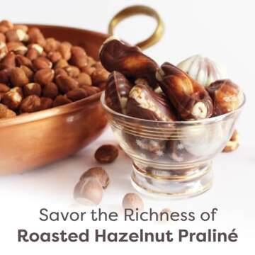 Belgian Chocolate Gift Box by GuyLian, 16 pc Opus Luxury Assortment, Premium Gourmet Chocolate, Milk, White, Dark, Valentines Candy Treat for Women and Men, 180g