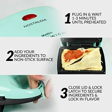 Nostalgia MyMini Sandwich Maker for Quick Meals