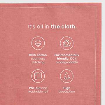 MY DRAP Reusable Dinner Napkin Set, Elegant Cotton Napkins