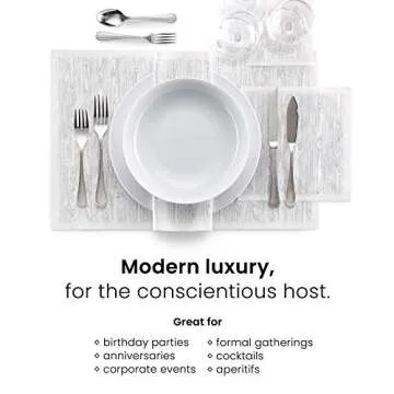 MY DRAP Reusable Dinner Napkin Set, Elegant Cotton Napkins