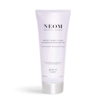Neom - Magnesium Body Butter | 6.76 Fl Oz (200ml) | Lavender, Chamomile, & Patchouli | Lotion for Sleep with Essential Oils | 100% Natural Fragrances | Nourish & Soften | Signature Sleepy Scent