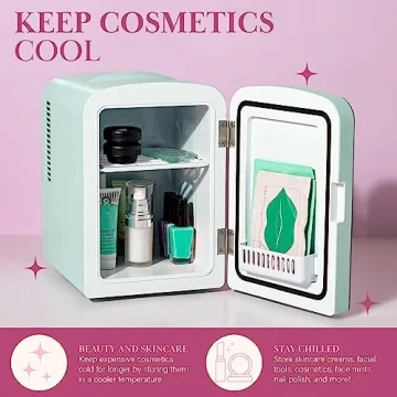 Paris Hilton Mini Beauty Fridge with LED Light