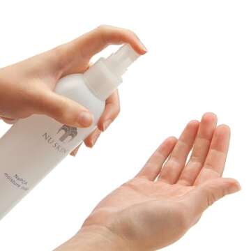 Nu Skin NaPCA Moisture Mist | Revitalizing Moisturizer & Cooling Mist with Hyaluronic Acid | Hydrating Spray for Face, Body & Hair | Sodium PCA for All Skin Types | 8 oz | 2 Pack