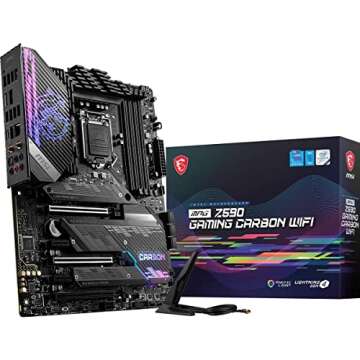 MSI Z590 Gaming Carbon WiFi Motherboard for Gamers