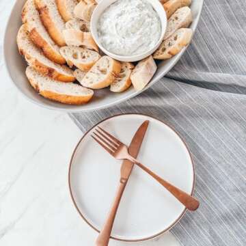 Mora Ceramic Flat Plates Set of 6-8 in - The Dessert, Salad, Appetizer, Small Lunch, etc Plate. Microwave, Oven, and Dishwasher Safe, Scratch Resistant. Kitchen Porcelain Dish - Vanilla White