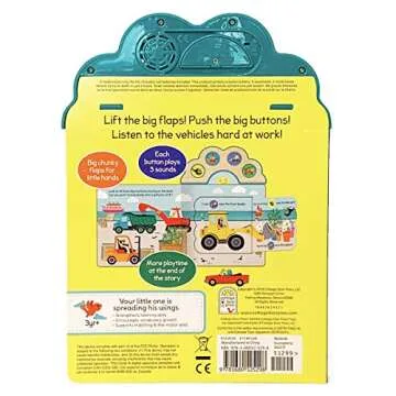 Interactive Let's Go! Lift-A-Sound Board Book for Infants
