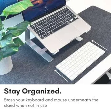 Macally Macbook Stand Ergonomic Laptop Holder Stylish Aluminum