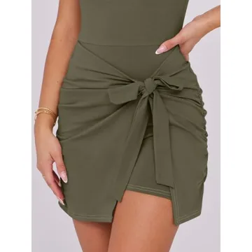 Stylish Women’s Summer Sleeveless Romper Dress