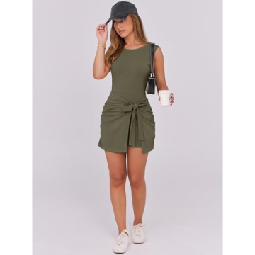 Stylish Women’s Summer Sleeveless Romper Dress