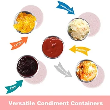 LALASTAR Leakproof Salad Dressing Containers for Condiments