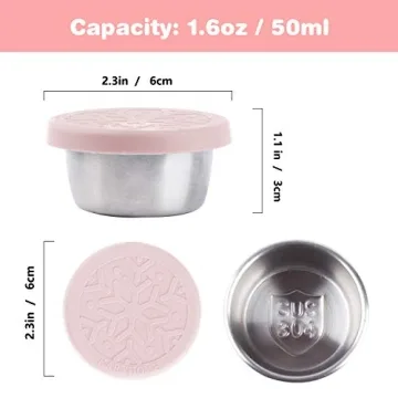 LALASTAR Leakproof Salad Dressing Containers for Condiments